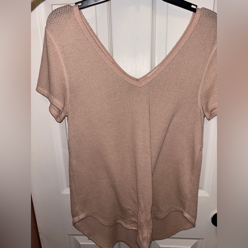 Light pink top